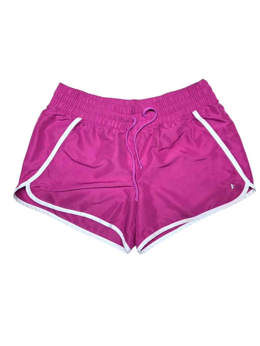 Danskin Now Athletic Shorts White Trim Large
